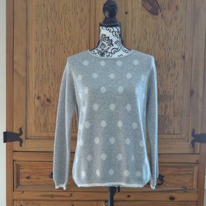 Bartolini polka dot gray sweater - NWT